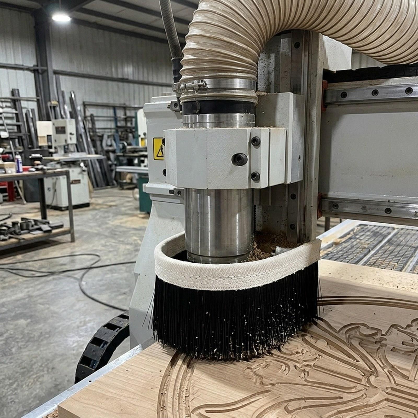 Dust Shoe Cnc - Вакуумная щетка для ЧПУ, простая в