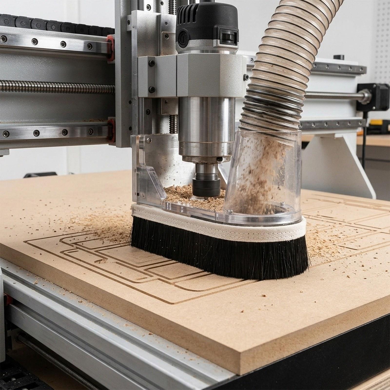 Dust Shoe Cnc - Сменная вакуумная щетка для шпинделя фрезерного