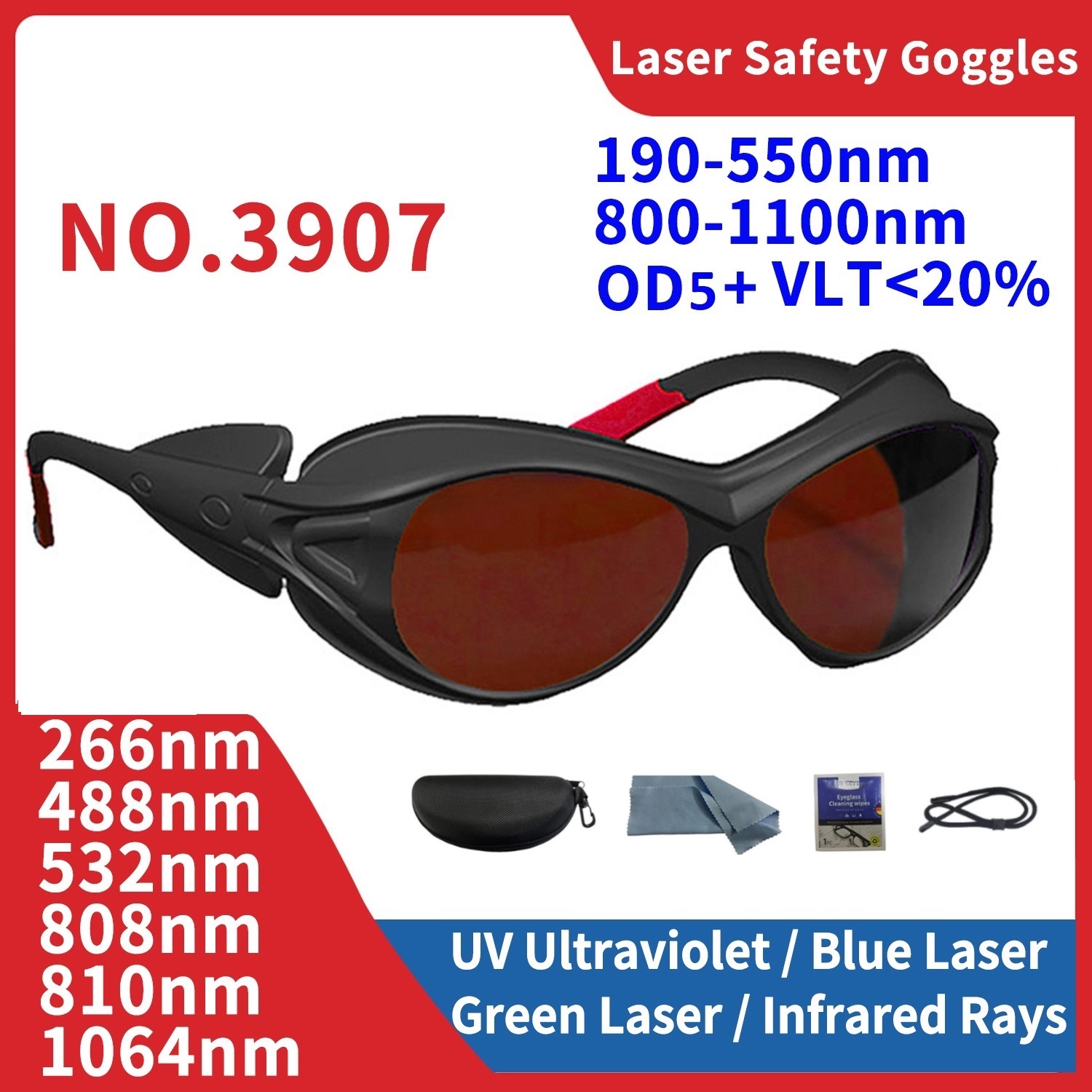 Industrial Yag Laser - Лазерные очки Защитные очки Промышленная безопасность