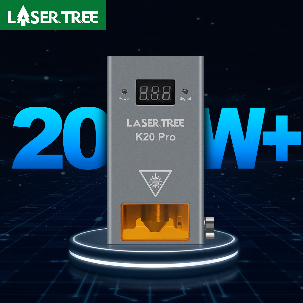 LASER TREE K20 20 Вт оптическа – обзор и цена Industrial Laser Engraver