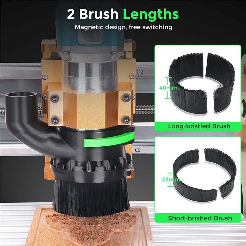 ABLJ 2 шт. пылесборные насадки – обзор и цена Dust Shoe Cnc