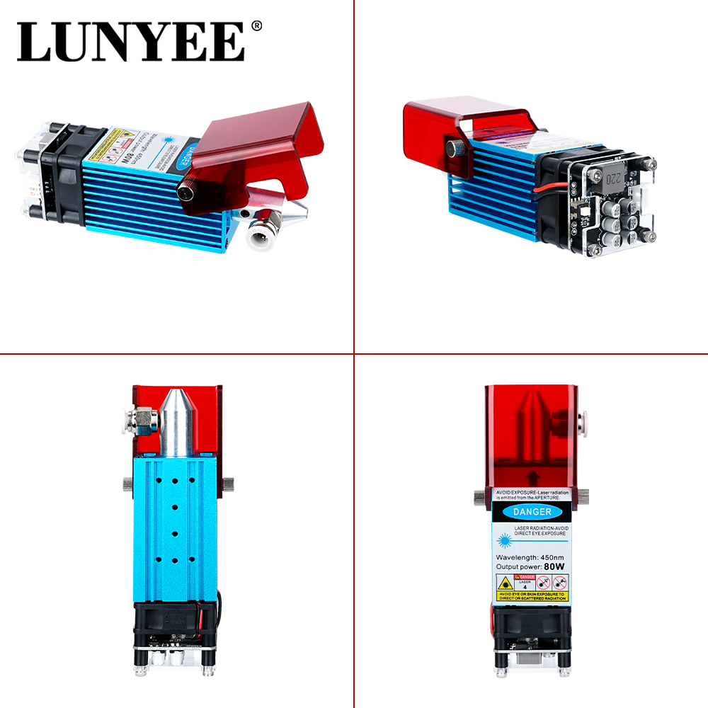 Лазерный модуль LUNYEE 80 Вт 4 – обзор и цена Industrial Laser Engraver